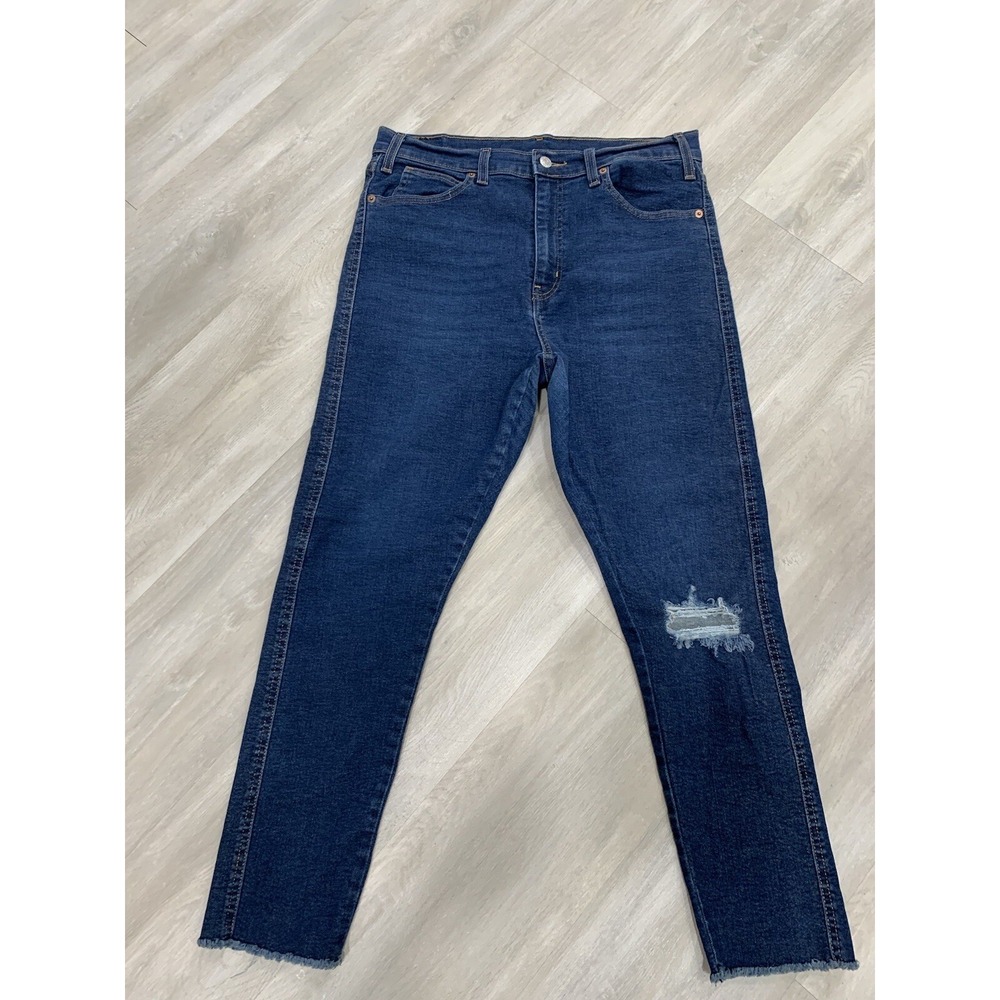 Levi Strauss Jeans Women Tag 12-W31 Approx 33x27 Heritage High Rise Skinny Denim - Picture 2 of 8
